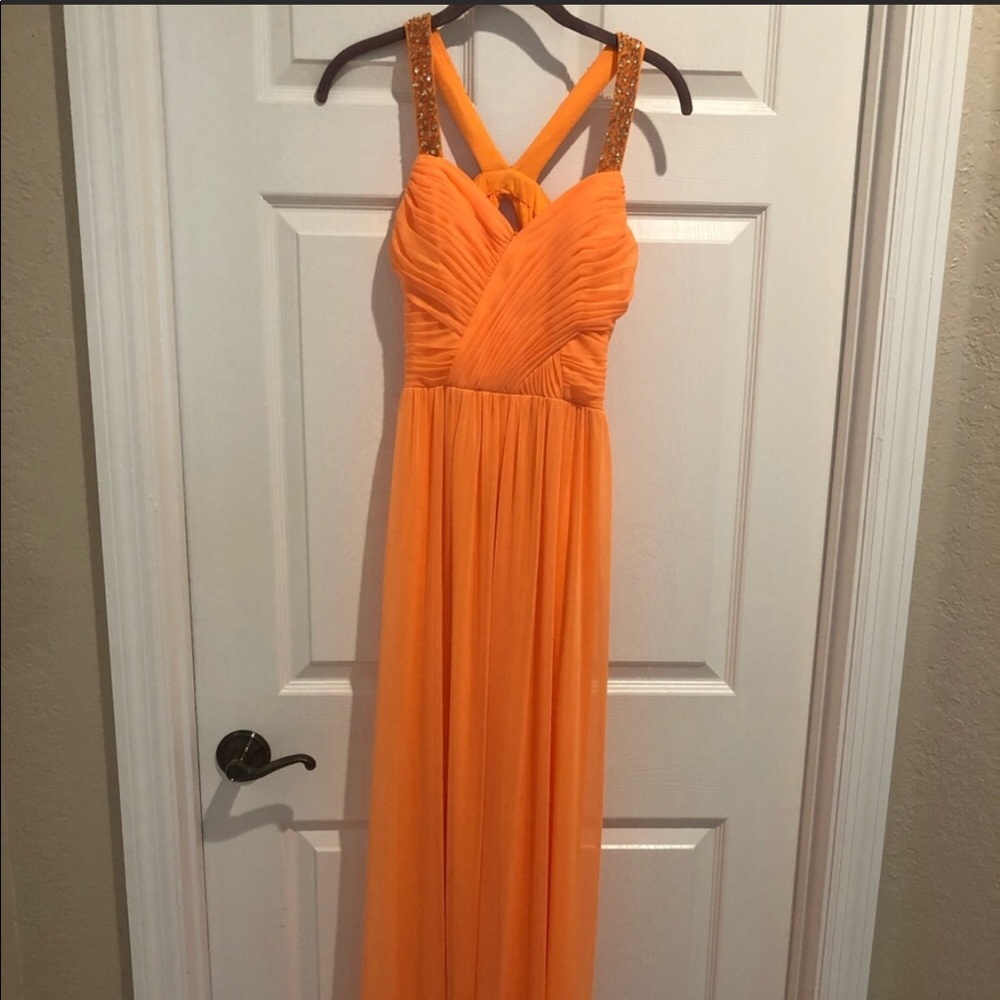 Orange Nordstrom dress